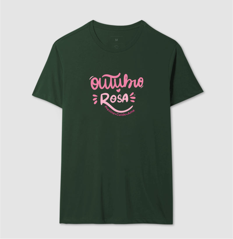 Camiseta Personalizada - Outubro Rosa