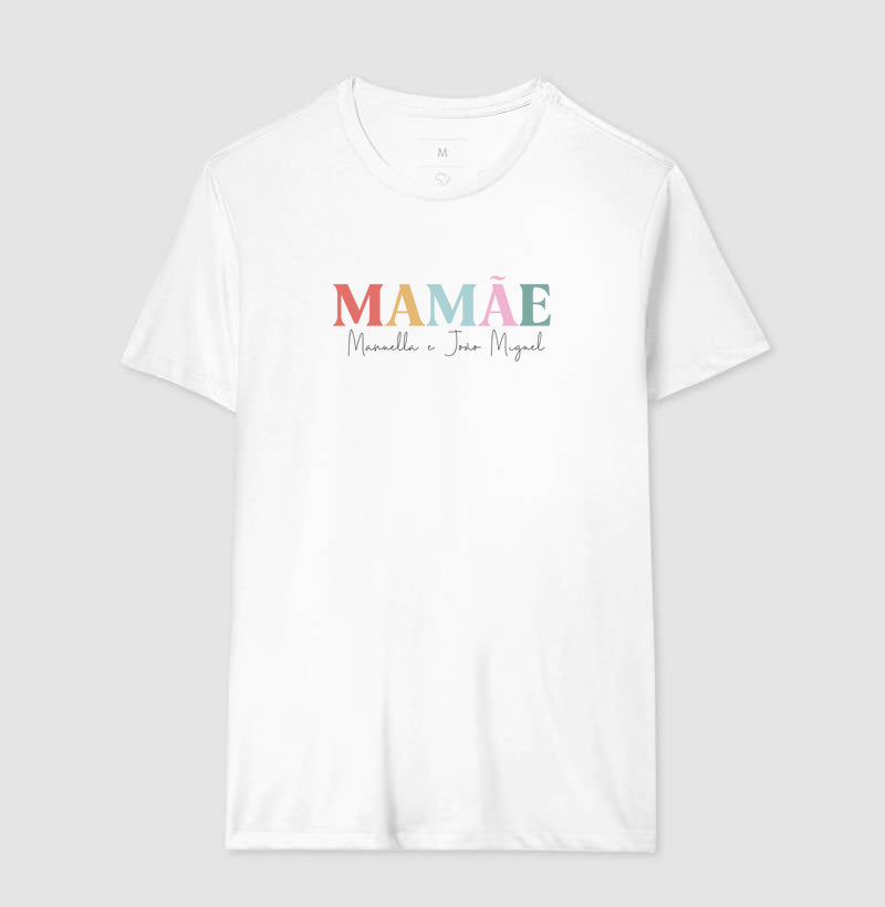 Camiseta - Mamãe colorida