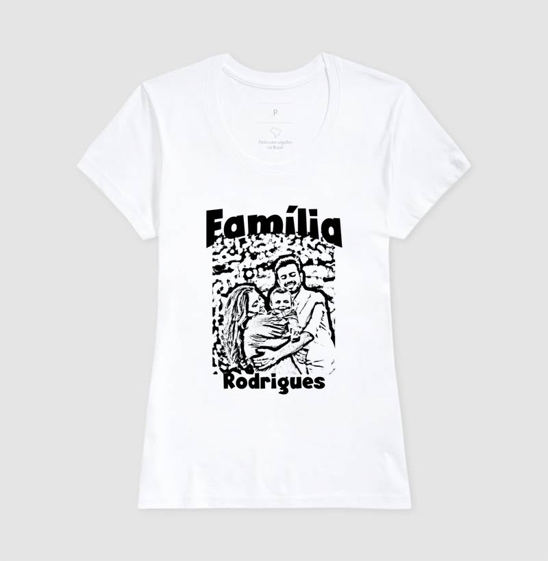 Camiseta - Retrato Família