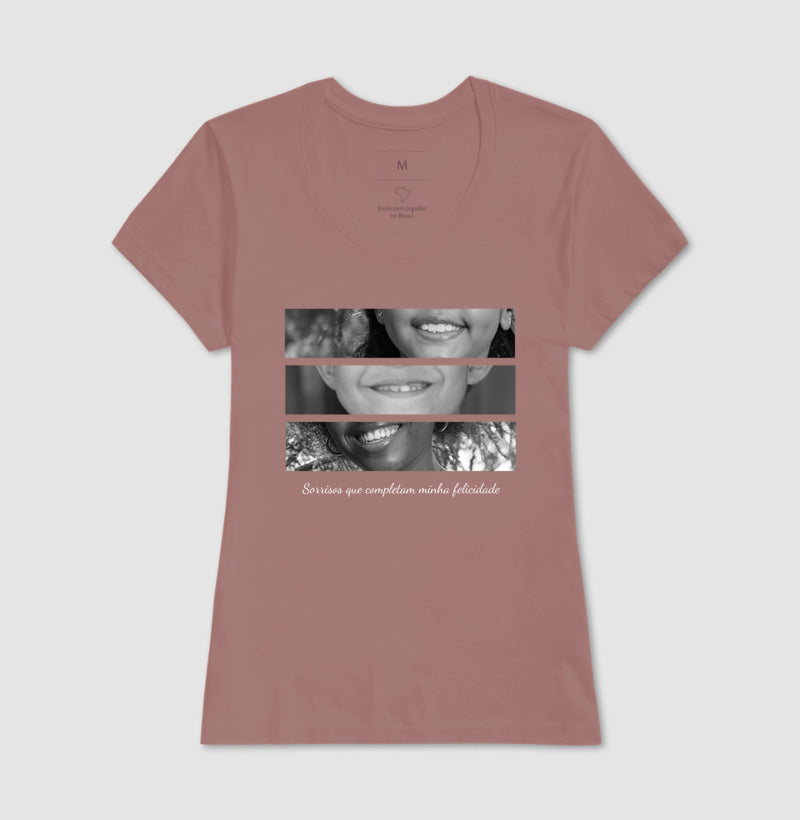 Camiseta Sorrisos de Felicidade