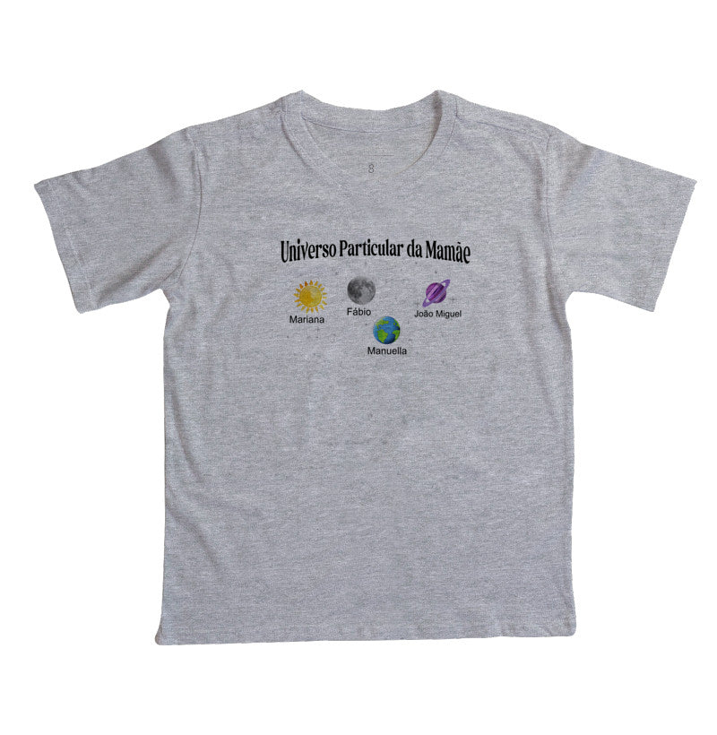 Camiseta Infantil Personalizada - Universo Particular
