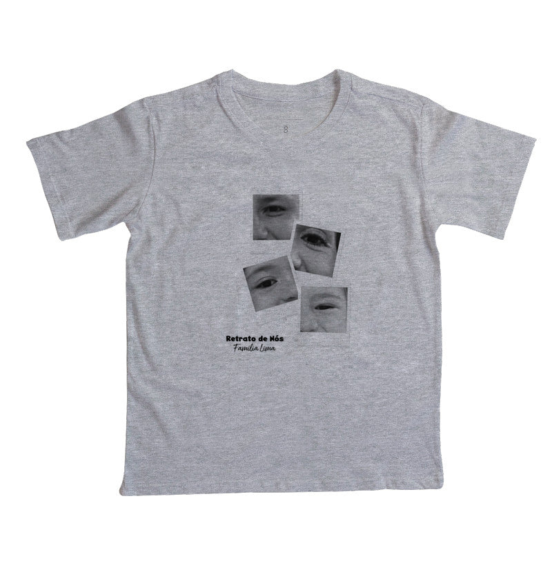 Camiseta Infantil Família - Retrato de nós
