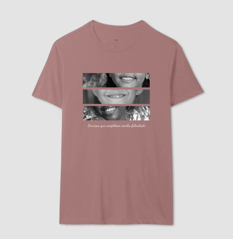 Camiseta Sorrisos de Felicidade