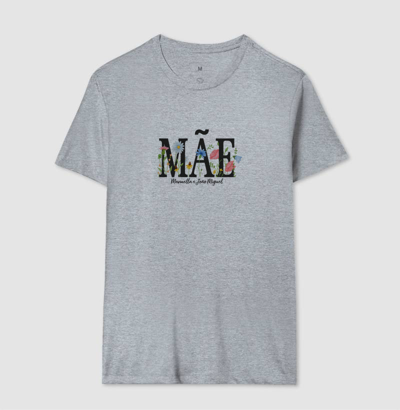 Camiseta Mãe Floral