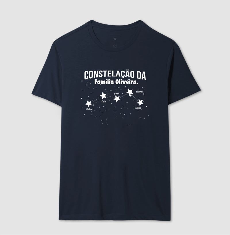 Camiseta Personalizada - Constelação Familiar