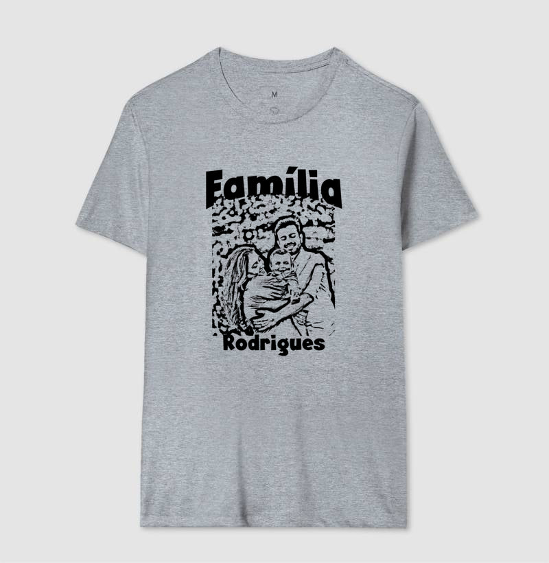 Camiseta - Retrato Família