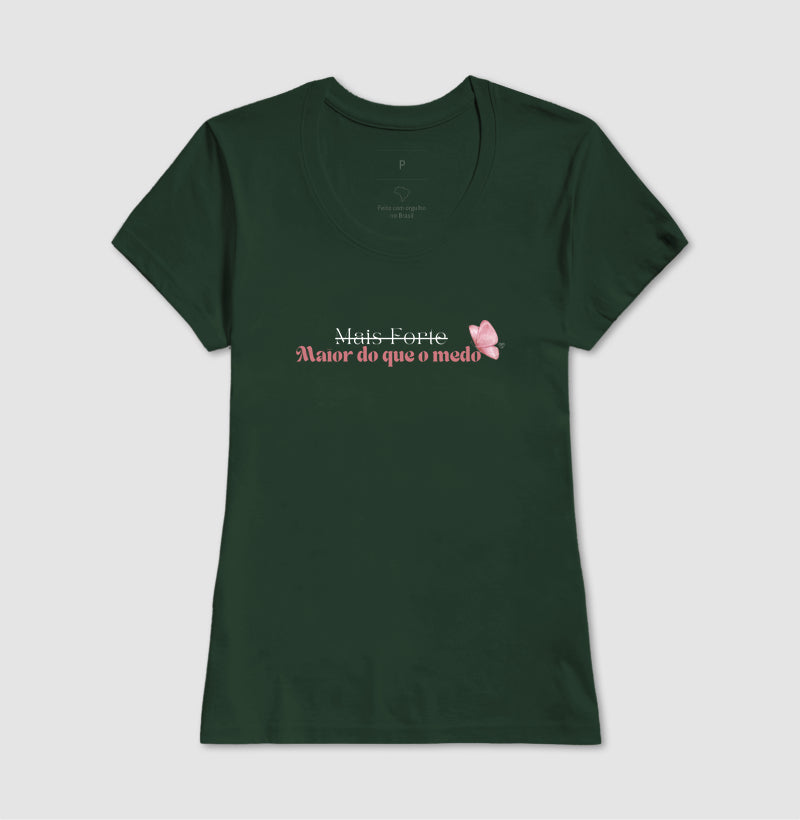 Camiseta Personalizada - Maior do que o Medo