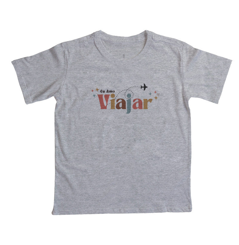 Camiseta - Eu amo viajar