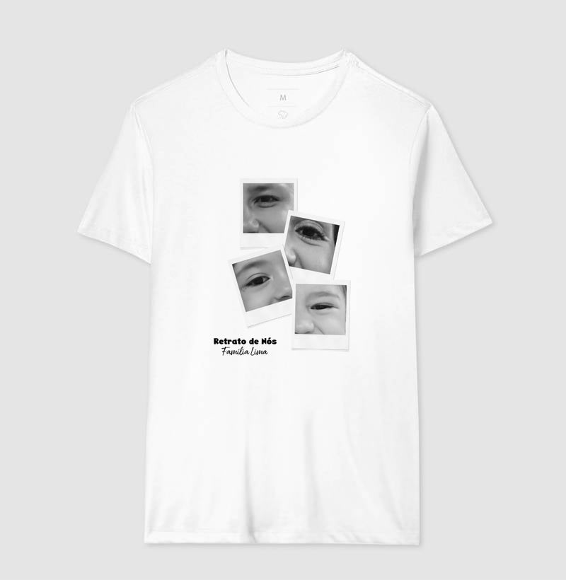 Camiseta Família - Retrato de nós