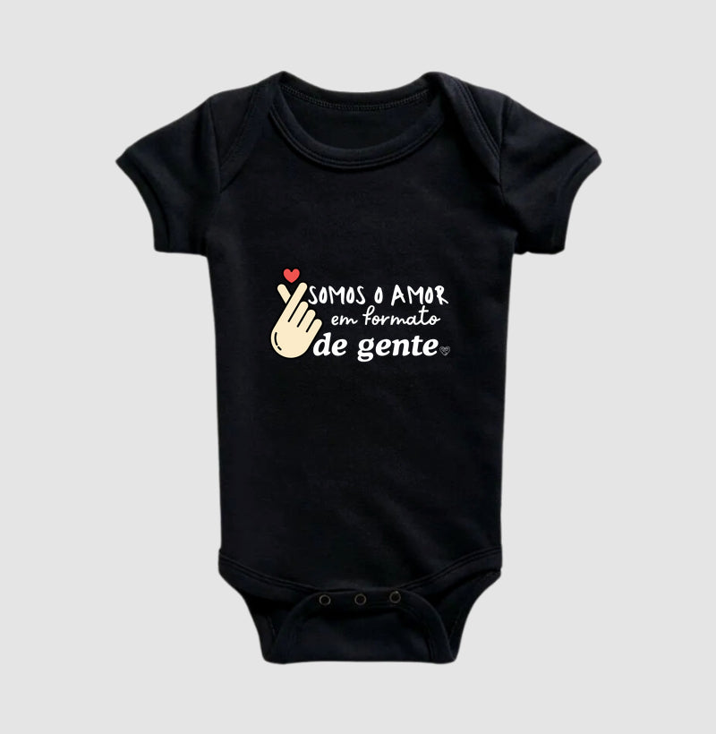 Body Infantil Família Formato de Gente