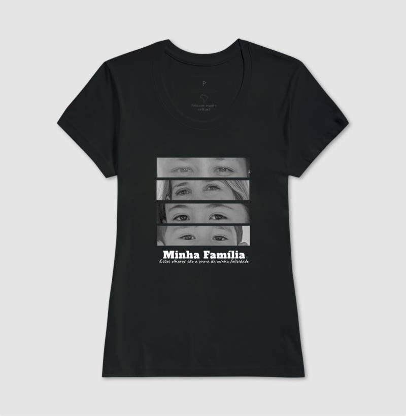 Camiseta Personalizada Família - Olhares