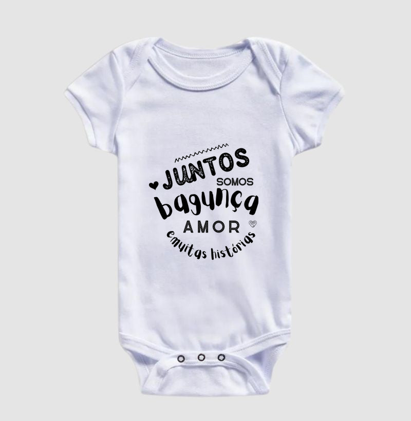 Body Infantil - Família Juntos somos Bagunça