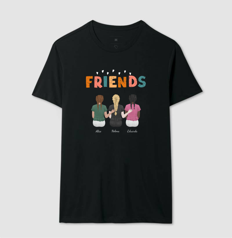 Camiseta Personalizada Melhores Amigas