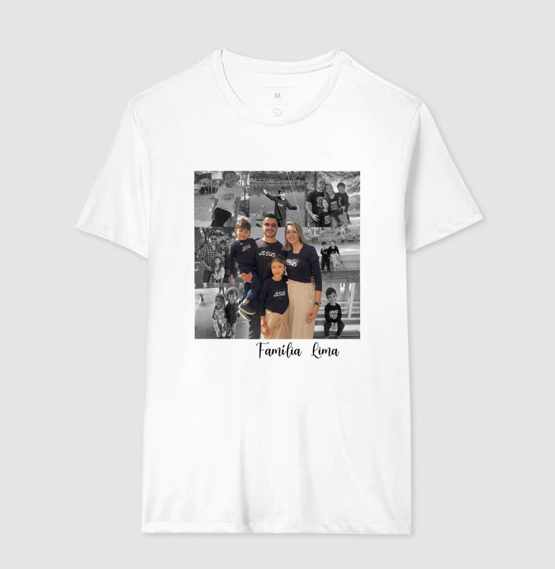 Camiseta Família - Quadrados de História