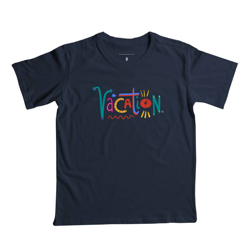 Camiseta Infantil Viagem Vacation