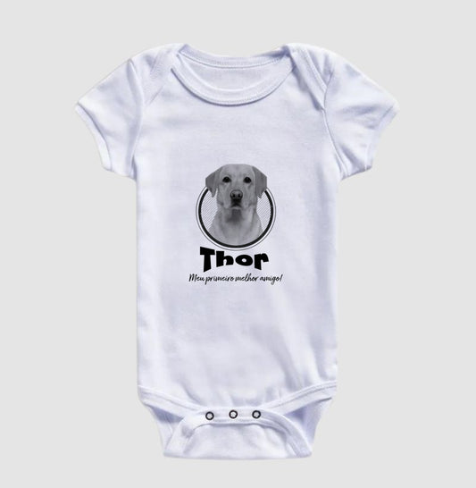 Body Infantil Personalizado - Pet meu melhor amigo