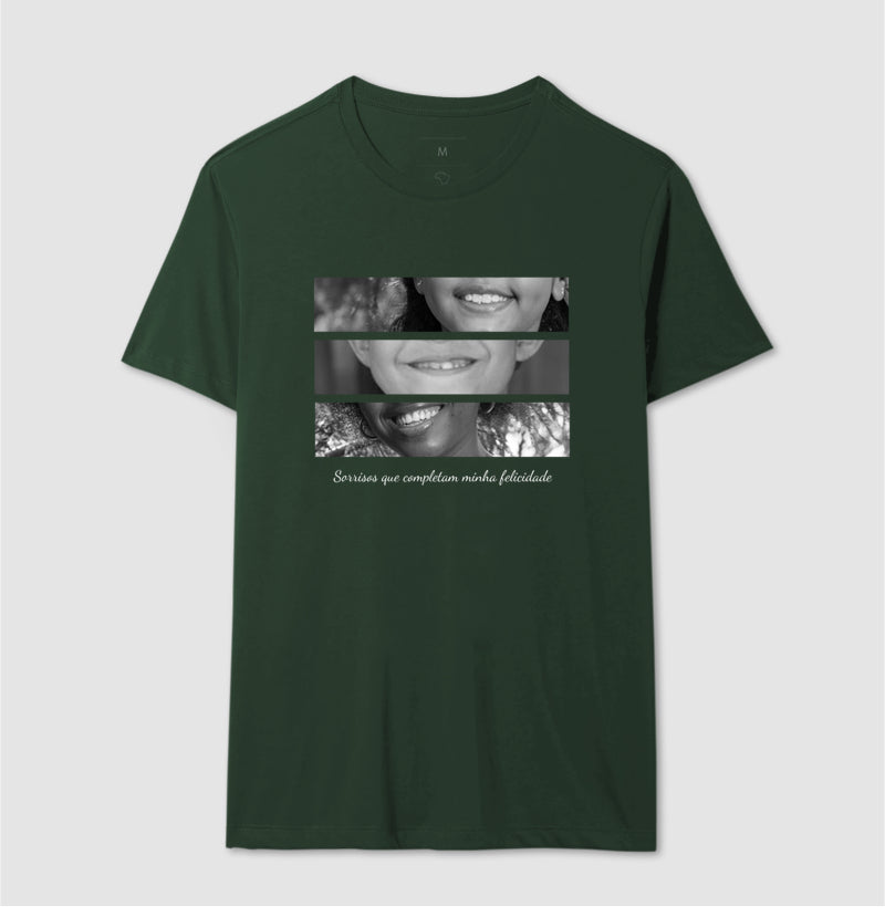 Camiseta Sorrisos de Felicidade