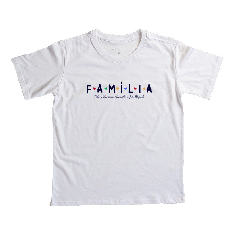 Camiseta Infantil - Família Divertida