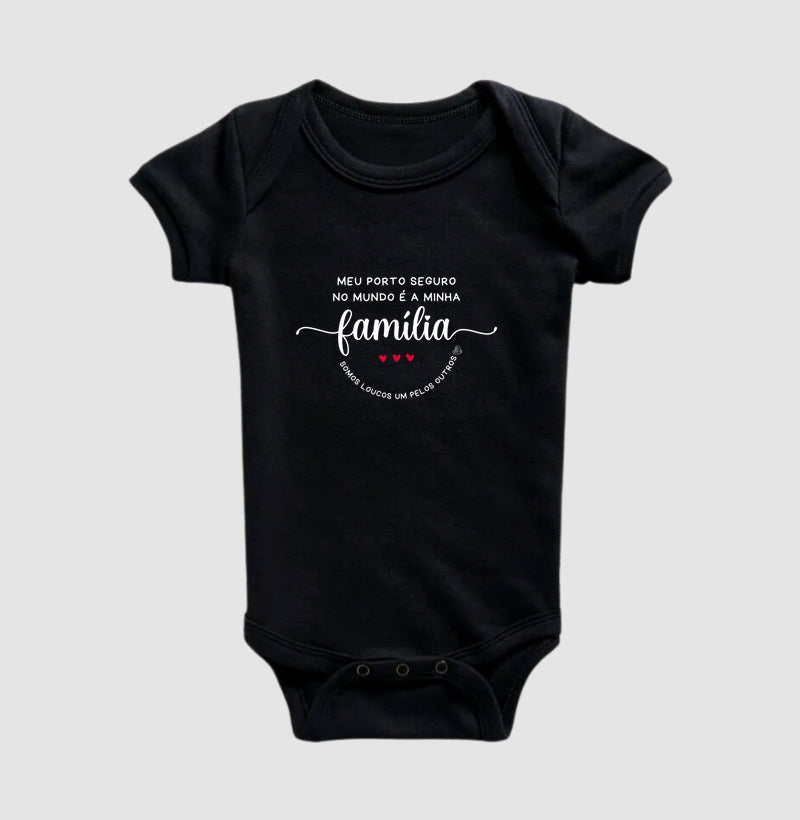 Body Infantil - Família Loucos um pelo outro