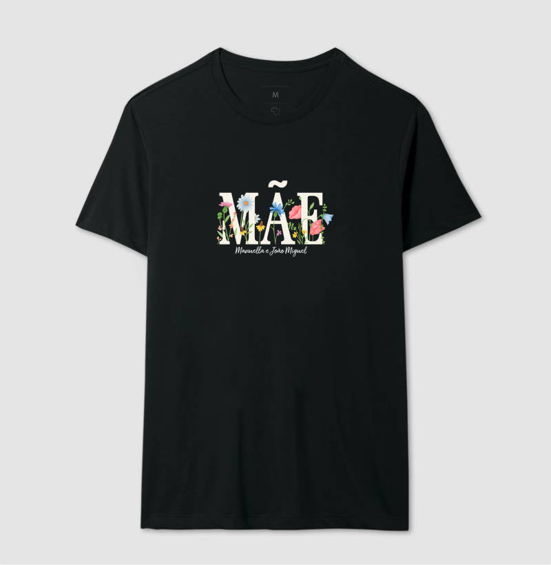 Camiseta Mãe Floral