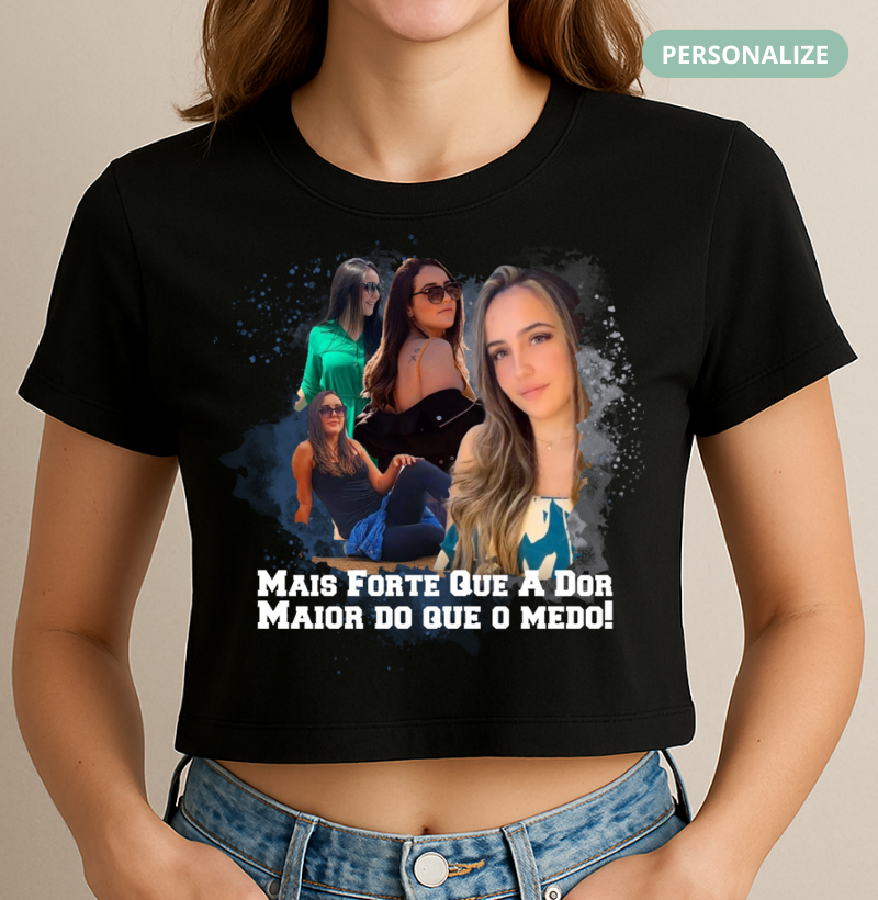 Croped Bootleg - Mais Forte que a dor