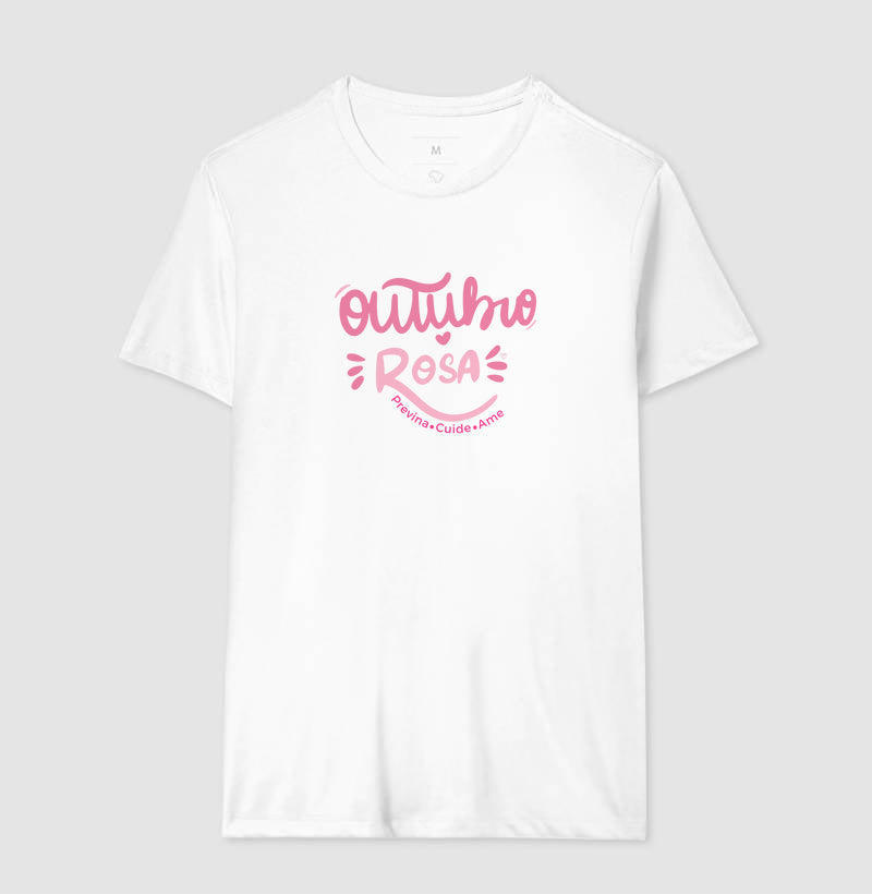 Camiseta Personalizada - Outubro Rosa