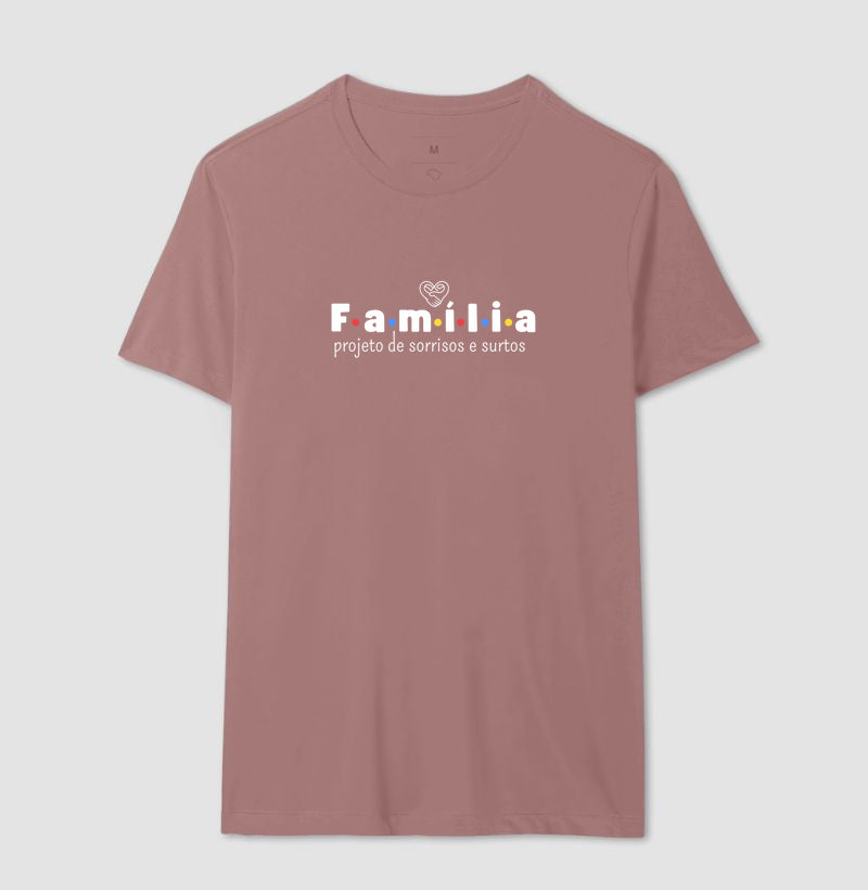 Camiseta Família - Projeto de sorrisos e caos