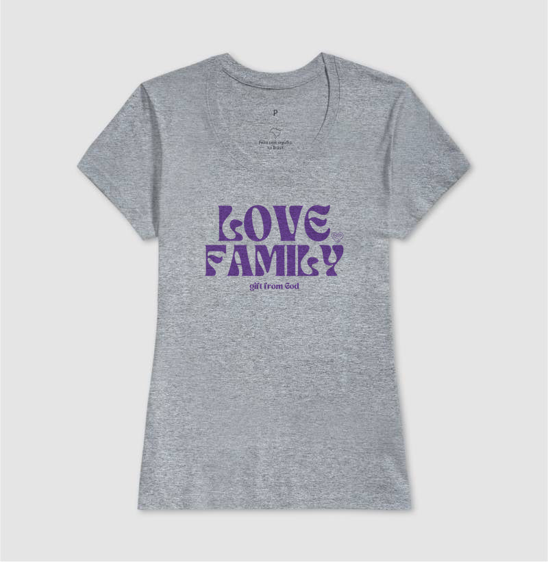 Camiseta Família - Love Family
