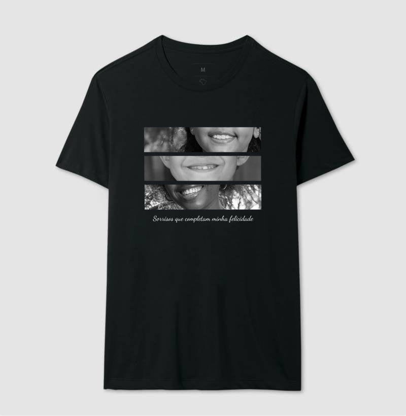 Camiseta Sorrisos de Felicidade