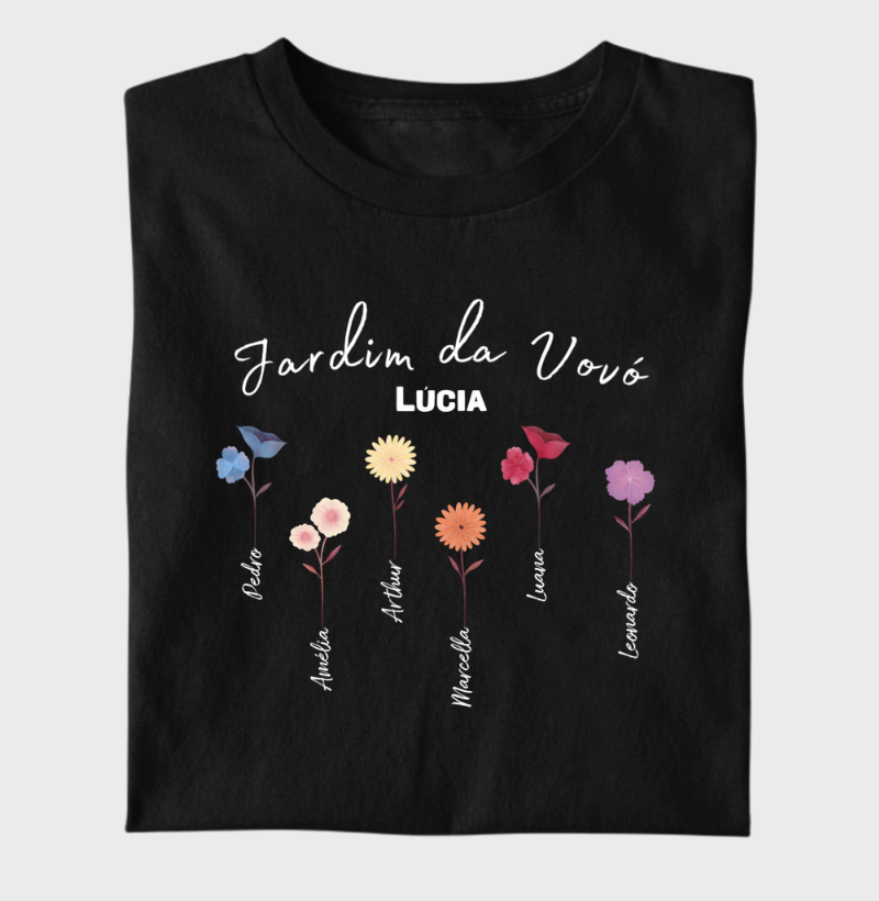 Camiseta Personalizada - Jardim da Vovó