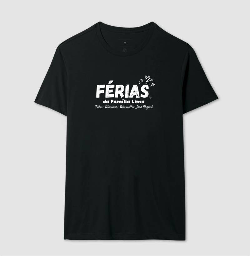 Camiseta Personalizada - Férias em Família