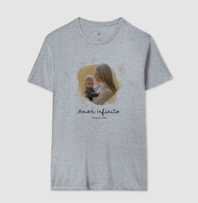 Camiseta Personalizada Mãe e Filho - Amor Infinito