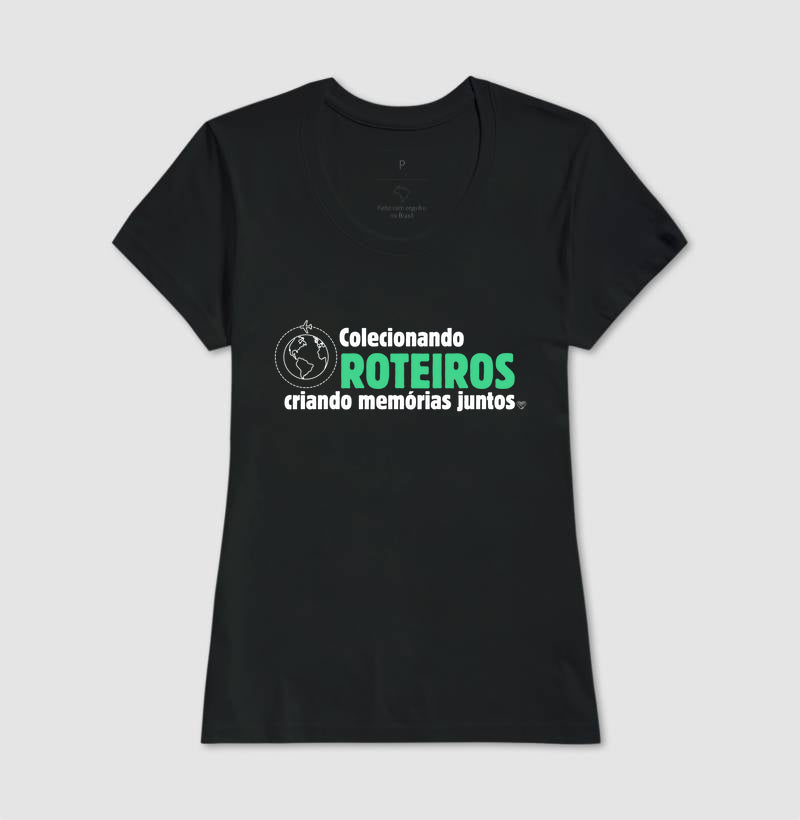 Camiseta Viagem - Colecionando Roteiros