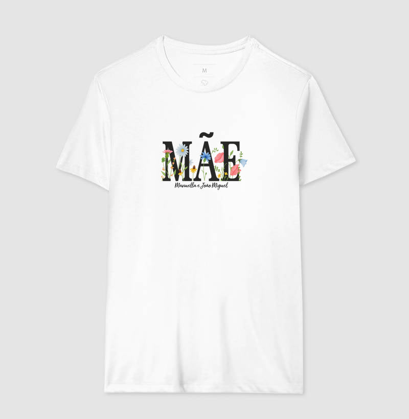 Camiseta Mãe Floral