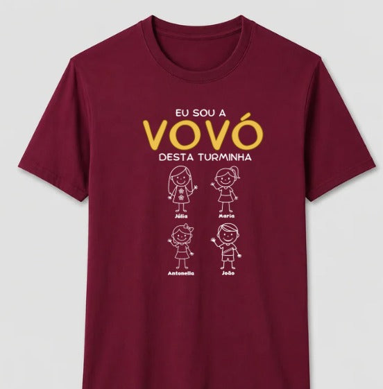Nilza - Camiseta Vinho 3G