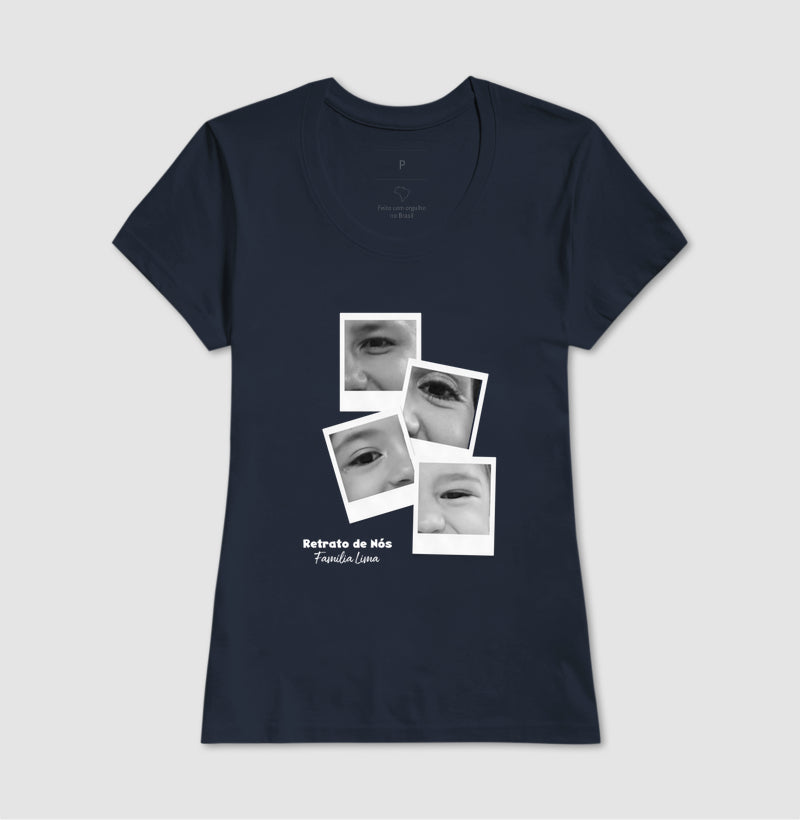 Camiseta Família - Retrato de nós