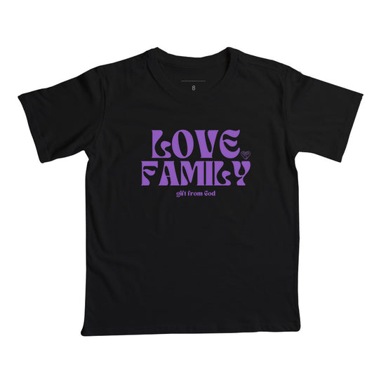 Camiseta Infantil Família Love Family