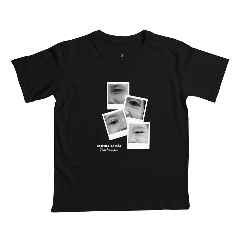 Camiseta Infantil Família - Retrato de nós