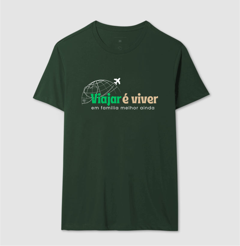 Camiseta - Viajar é Viver