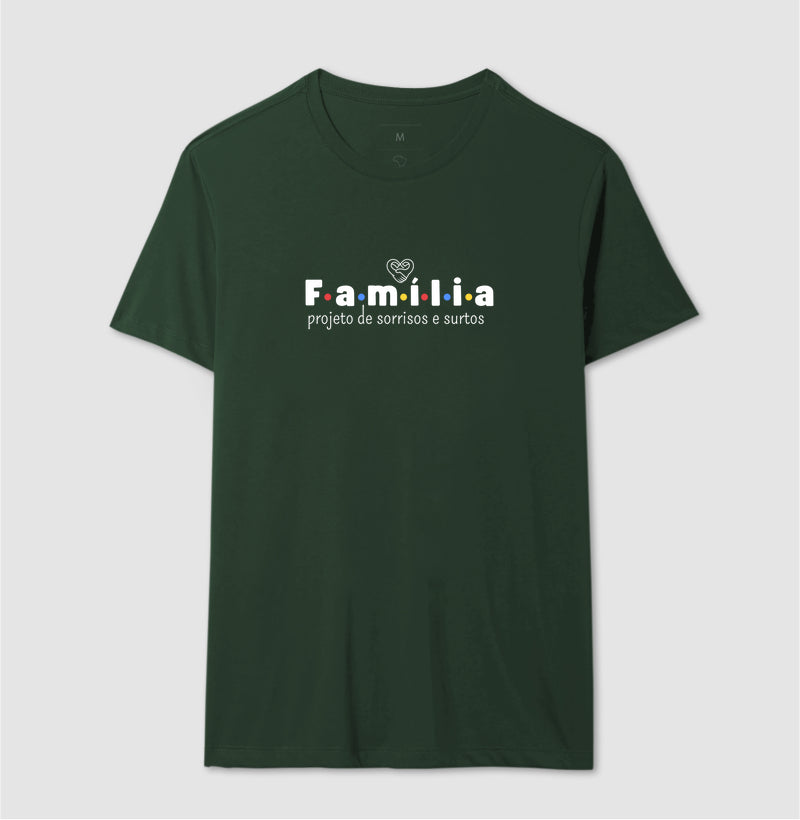 Camiseta Família - Projeto de sorrisos e caos
