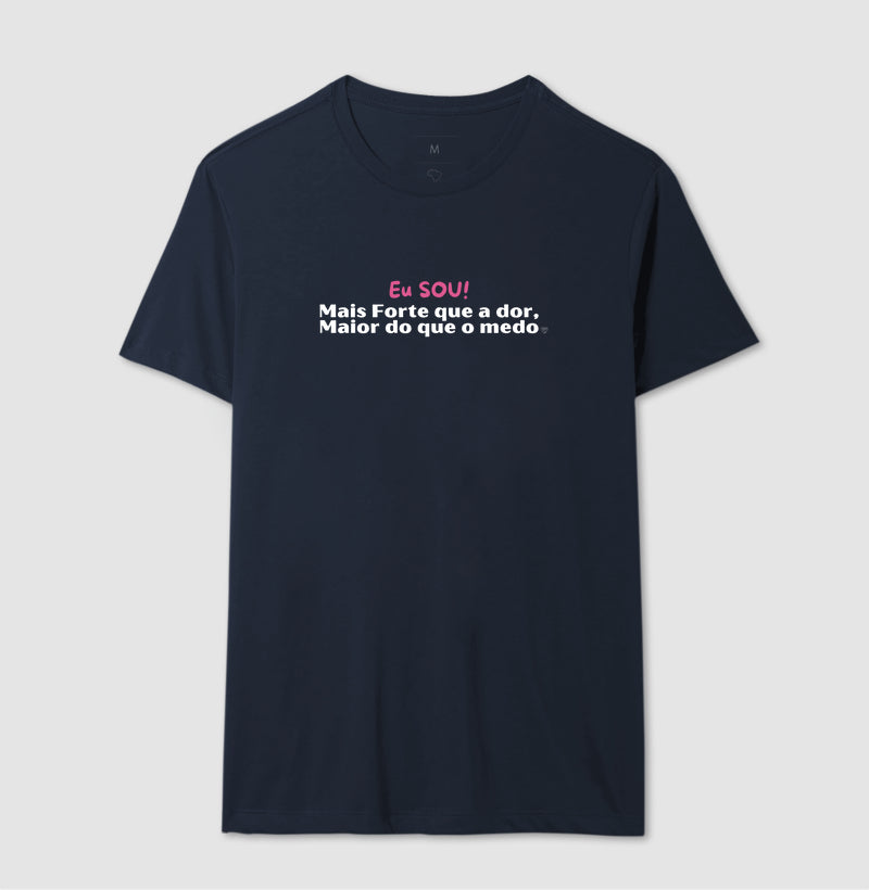 Camiseta Personalizada - Eu sou maior do que a dor