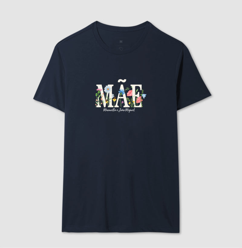 Camiseta Mãe Floral