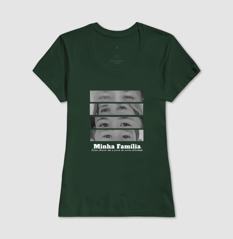 Camiseta Personalizada Família - Olhares