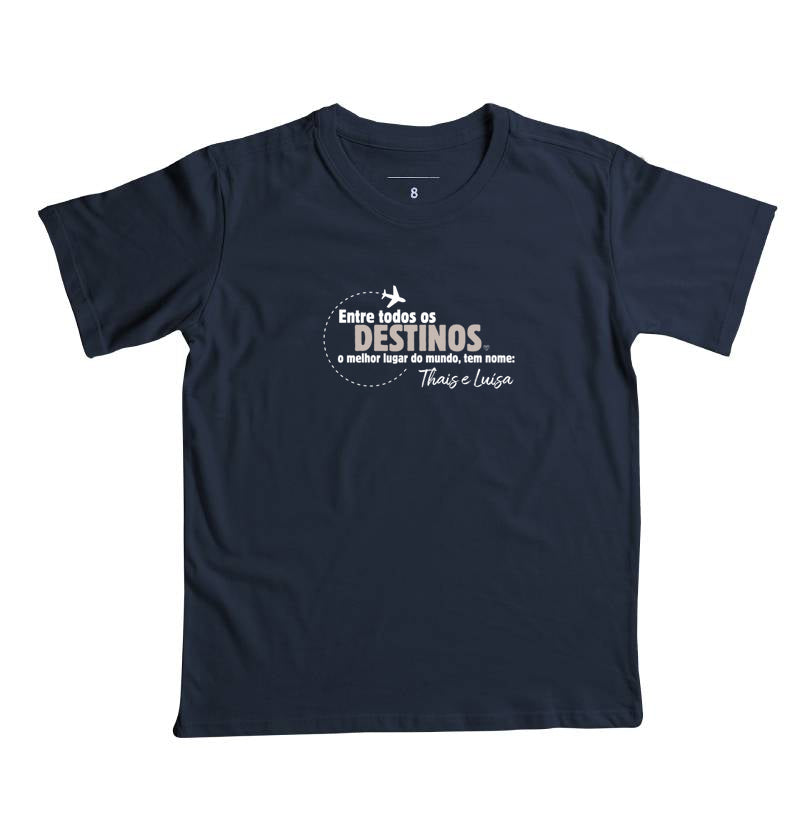 Camiseta Infantil - Entre todos os Destinos