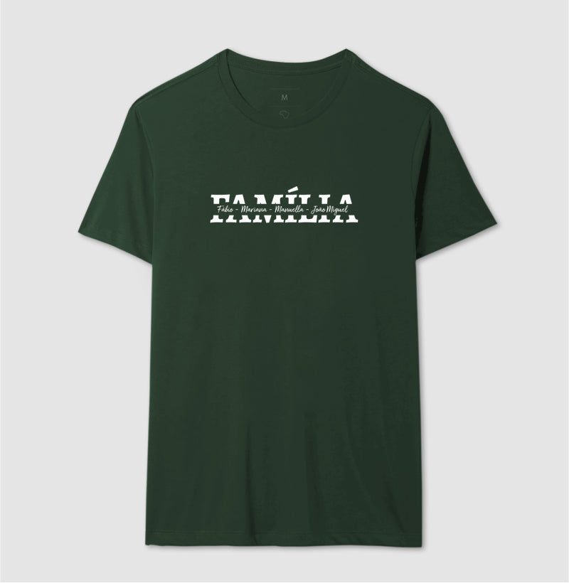 Camiseta Família - Nome dos integrantes