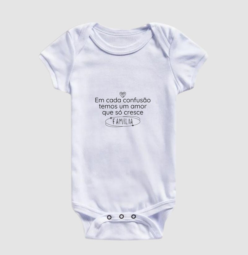 Body Infantil - Família Confusão e amor que só cresce