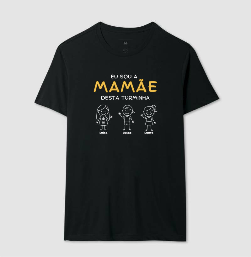 Camiseta Personalizada Eu sou a Mamãe desta turminha