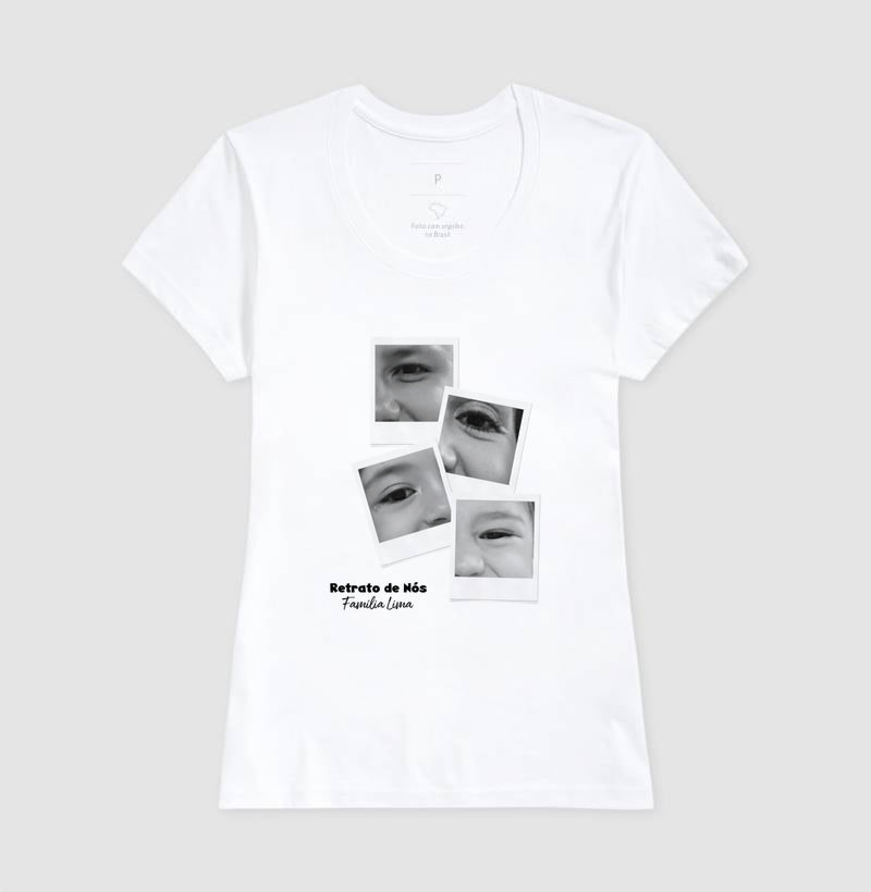 Camiseta Família - Retrato de nós
