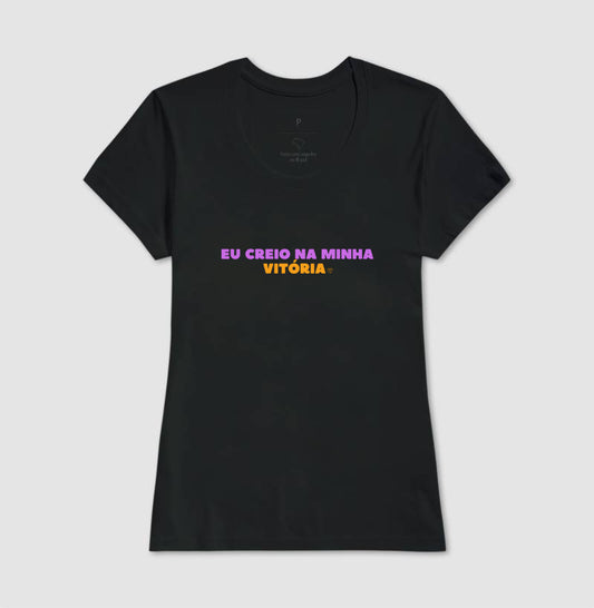 Camiseta Eu creio na vitória