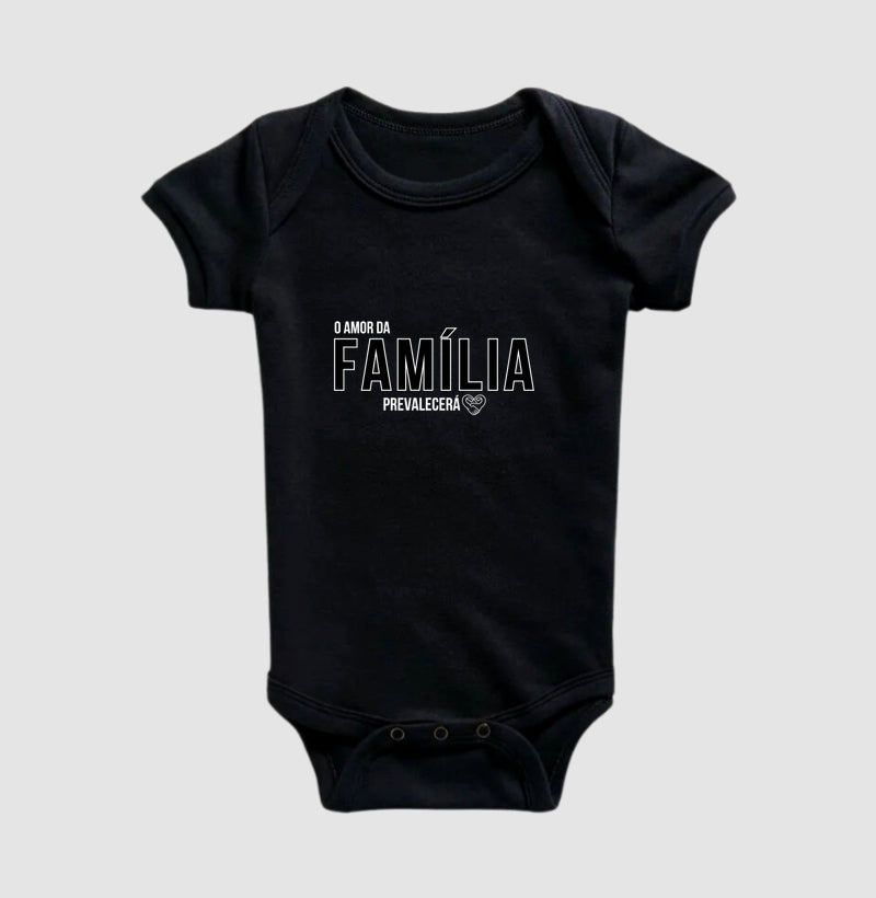Body Infantil Família o amor prevalecerá